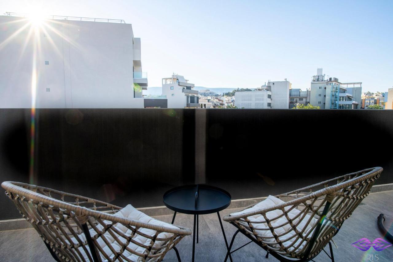 Luxury Penthouse With Acropolis View And Jacuzzi Apartment Athena Bagian luar foto
