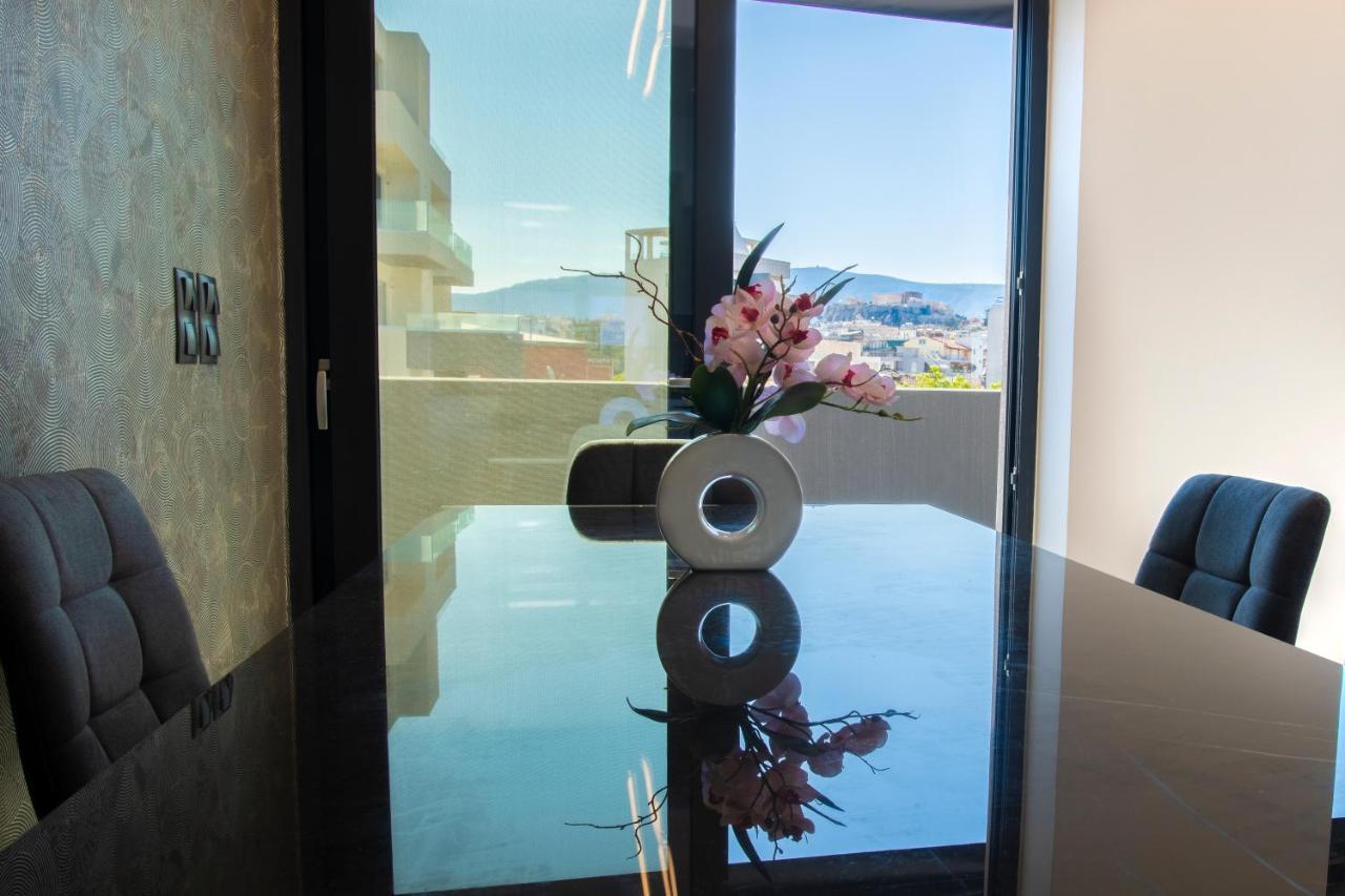 Luxury Penthouse With Acropolis View And Jacuzzi Apartment Athena Bagian luar foto